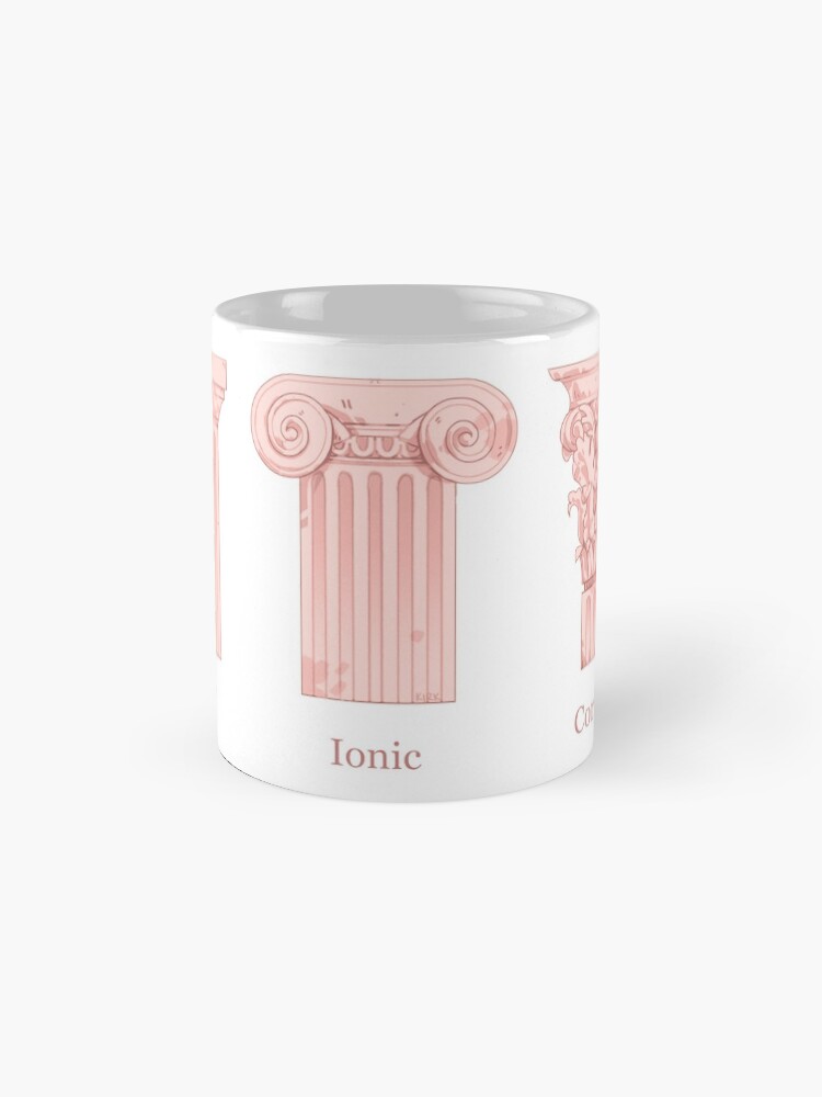 Alternate view of Column Orders - Rose Mug
