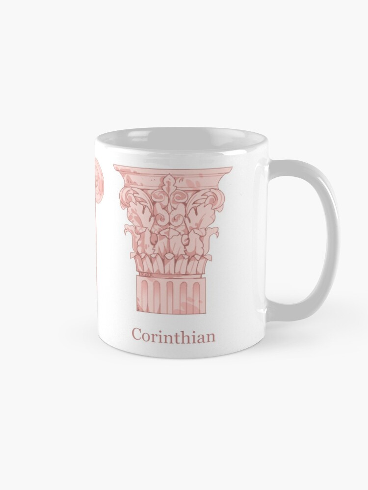 Alternate view of Column Orders - Rose Mug