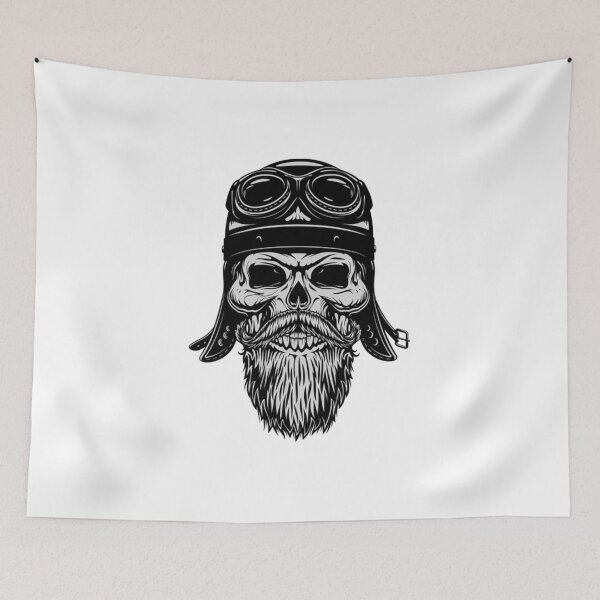 Item preview, Skull biker motorcycle designed and sold by Utyuzhinpolikar.