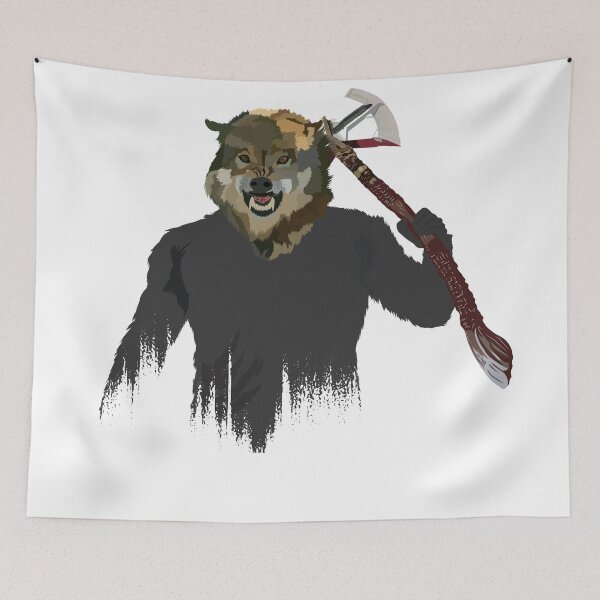 Item preview, wolf with stormbreaker designed and sold by mohammed raihanul alam.