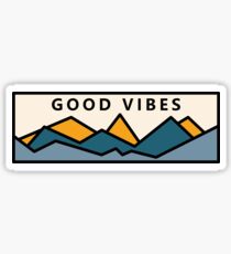 Good Vibes In the Mountains Sticker