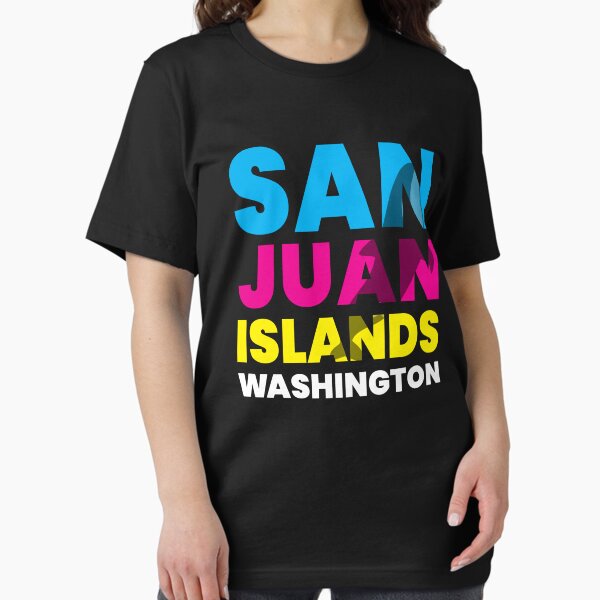 Item preview, San Juan Islands WA Washington Colorful designed and sold by Delightfully Cynical.