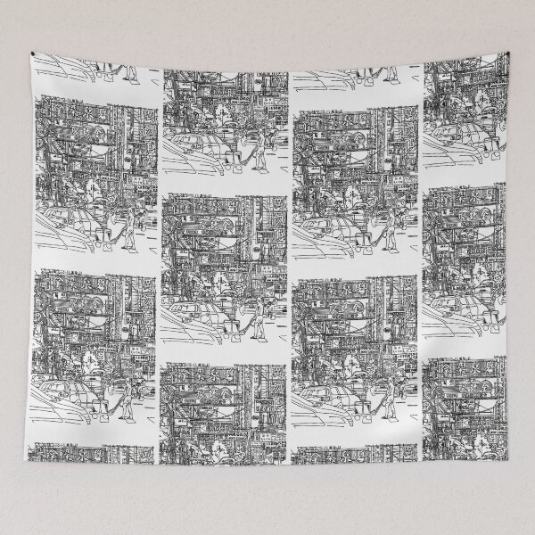 Item preview, Hong Kong Street Scene designed and sold by 3000artists.