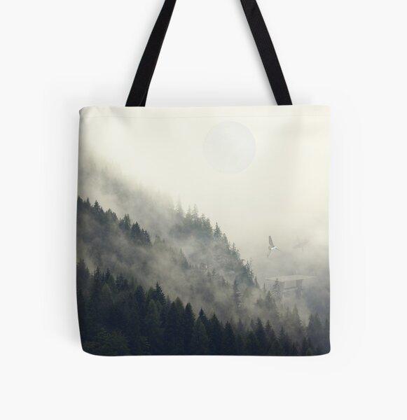 Forest Moon All Over Print Tote Bag