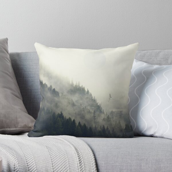 Smiling Cloud Throw Pillow from Apollo Box