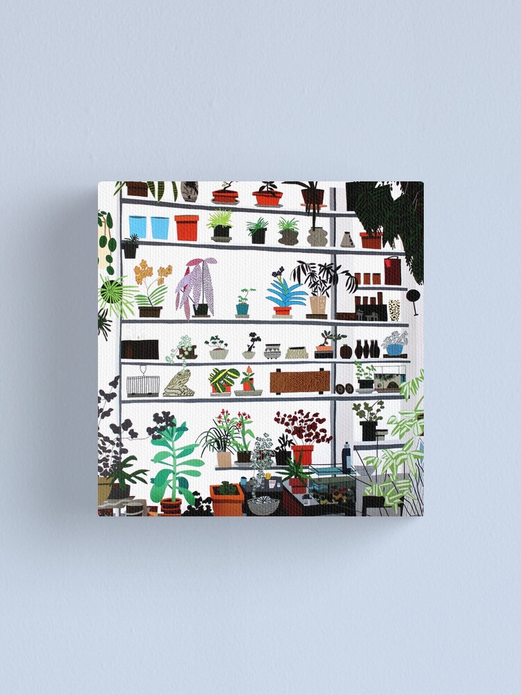"Jonas Wood Shelf Of Plants" Canvas Print for Sale by NereaVila