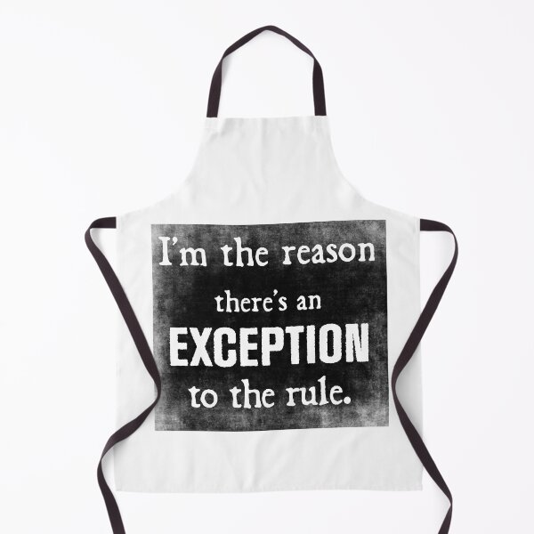 Item preview, I'm the Reason There's An Exception to the Rule designed and sold by KTSubz Faith & Fun Designs.