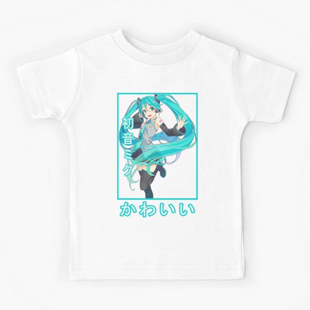 Hatsune Miku Piapro Kids! Hatsune Miku Kids' White T-Shirt - Tokyo