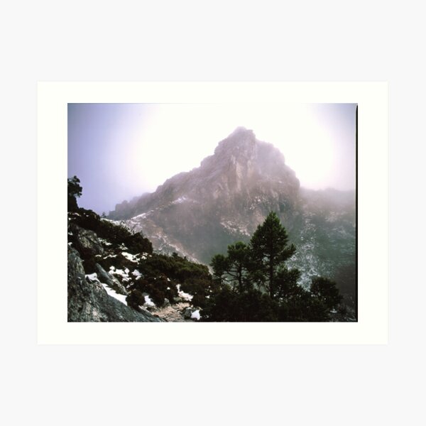 THE LIONS HEAD, FRENCHMANS CAP, TASMANIA. Art Print