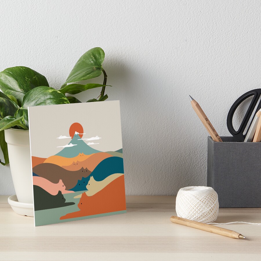Item preview, Art Board Print designed and sold by ilovedoodle.