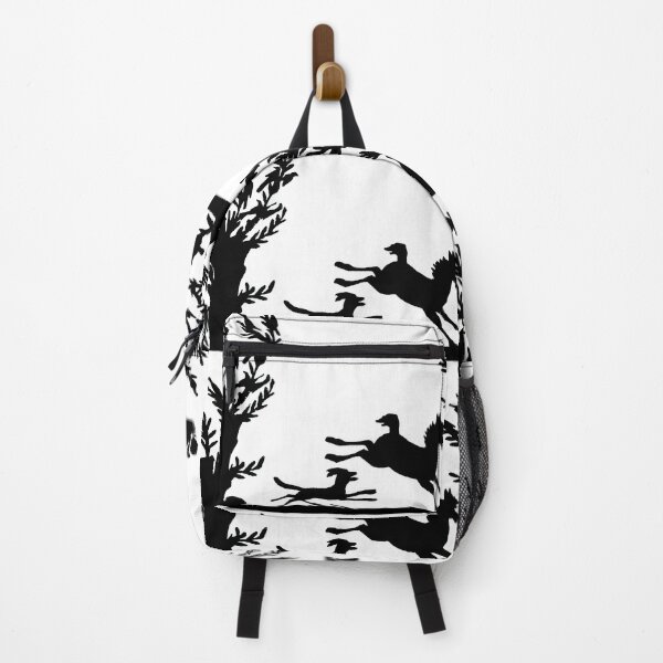 Item preview, Fairytale Germany Deer Forest Hunting Birds Ravens Papercut Silhouette Black designed and sold by G-M-Designs.