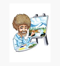 The Happy Painter Photographic Print