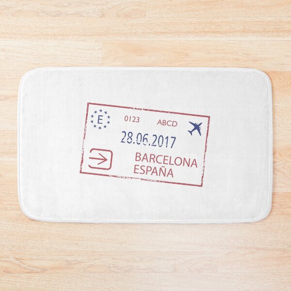 Item preview, passport stamp for Barcelona , spain designed and sold by JAG2B.
