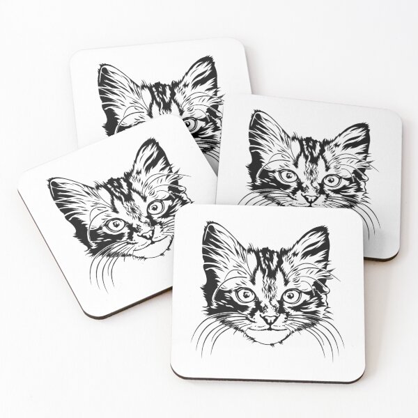 Item preview, Black Cat Face   designed and sold by TaguritCreation.