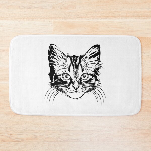 Item preview, Black Cat Face   designed and sold by TaguritCreation.