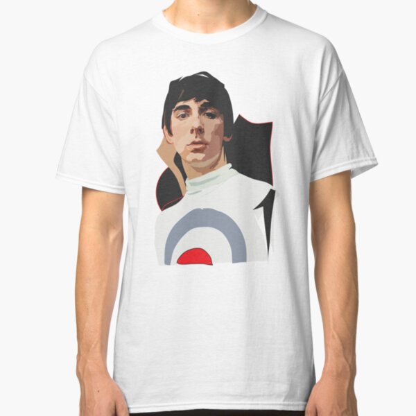 MENS KEITH MOON TSHIRT THE WHO MODS EXPLODING DRUMMER TOWNSEND DALTREY ENTWISTLE