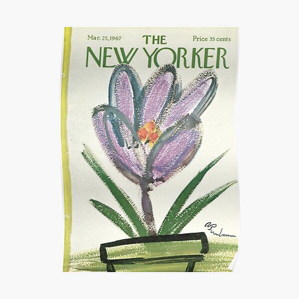 "The New Yorker March 25, 1967" Poster for Sale by launacates Redbubble