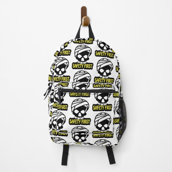 Item preview, Skull Safety First; designed and sold by StickerApe.