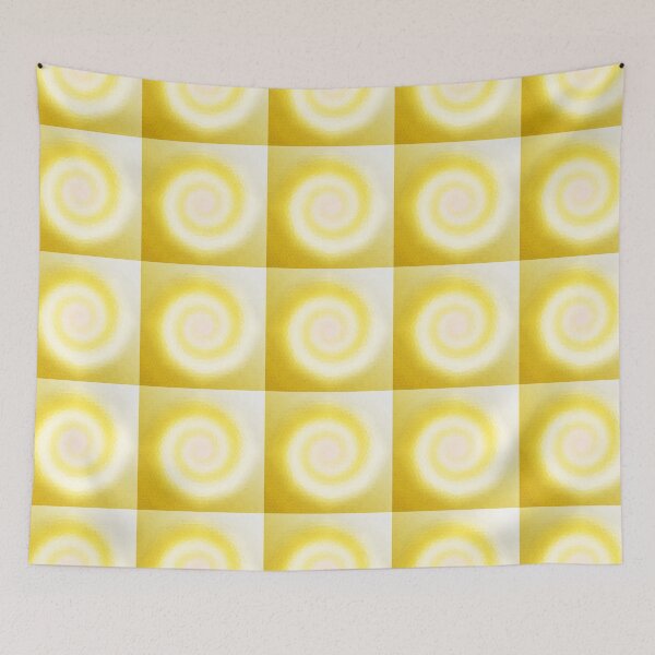 Artikelvorschau, Gelbe Spirale entworfen und verkauft von Textures4all.