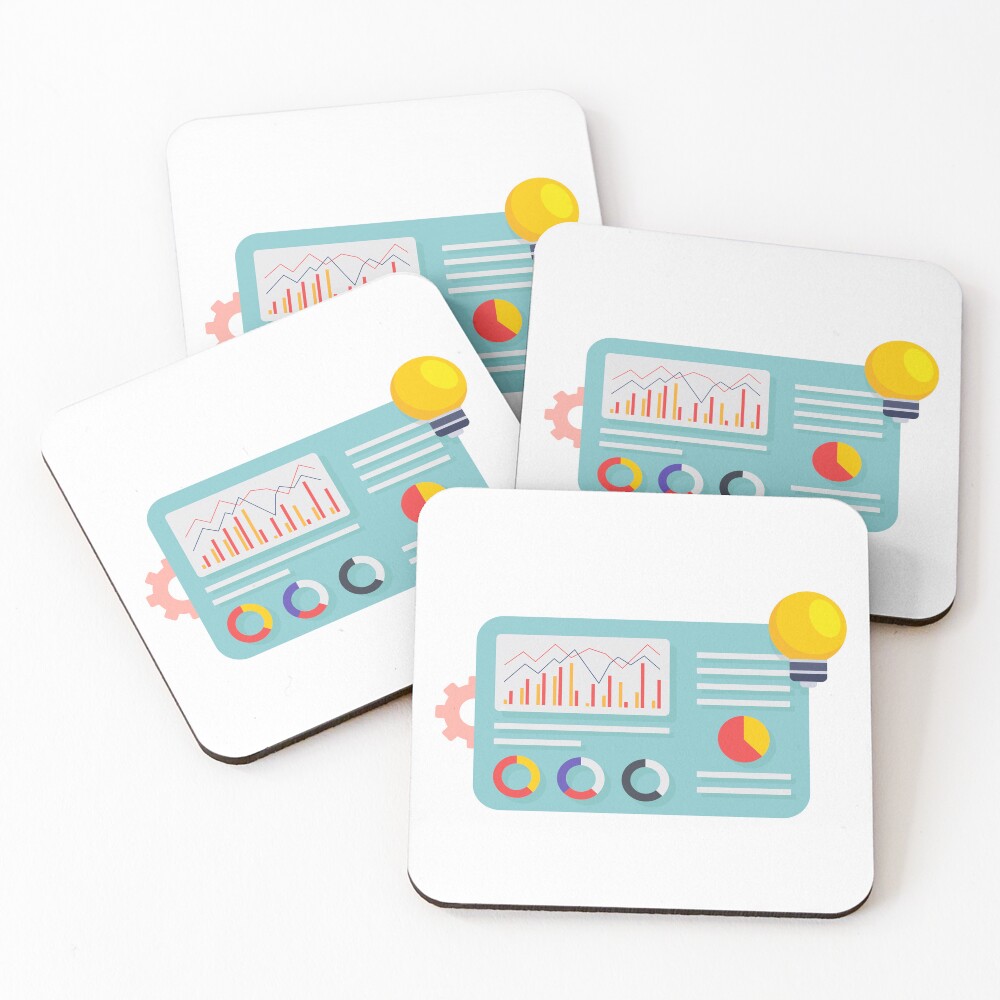 Item preview, Coasters (Set of 4) designed and sold by GraphicMall.