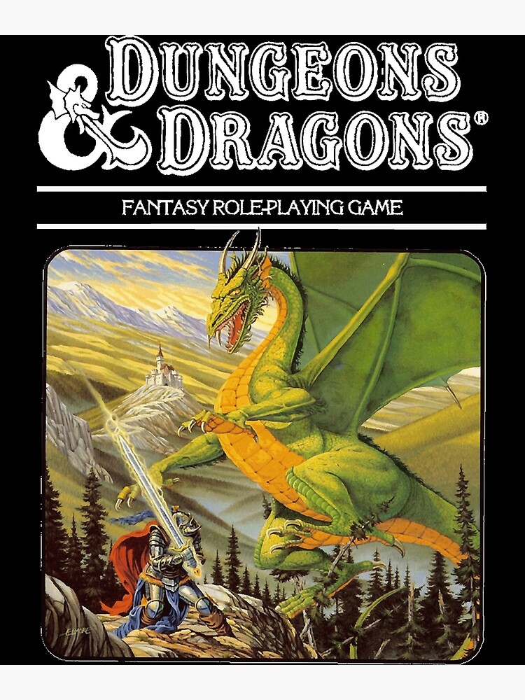 "Dungeons Dragons Companion Set rules artwork Classic" Poster for Sale