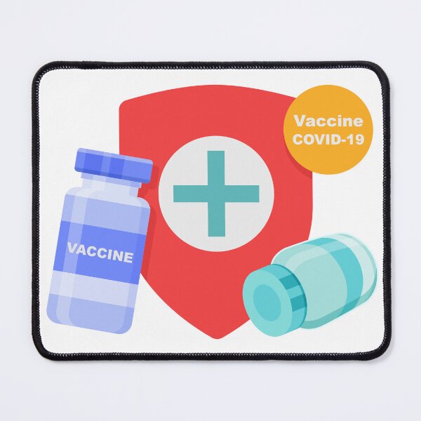 Item preview, Covid-19 coronavirus vaccine bottle, immunization treatment designed and sold by GraphicMall.