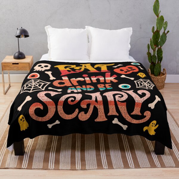 Item preview, Eat Drink And Be Scary Halloween Funny designed and sold by Boomroom.