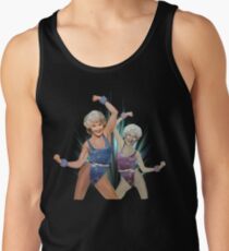 Goldenes Mädchen Training Tanktop für Männer
