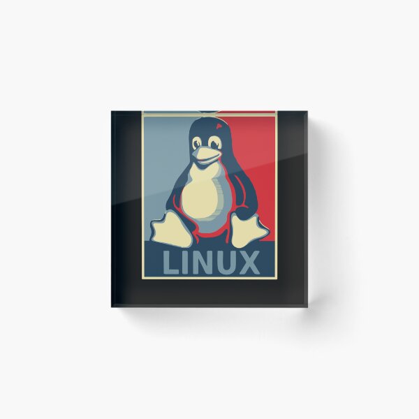 Item preview, Affiche Linux Tux Penguin Obama  designed and sold by TheresaDaniela.