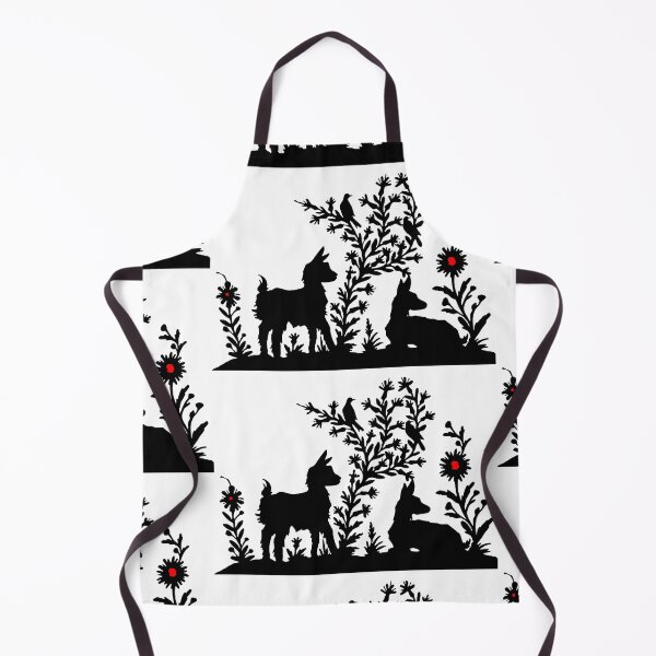 Artikelvorschau, Märchenhaftes Germany Ziege Reh Wald Vögel Raben Scherenschnitt Silhouette schwarz entworfen und verkauft von G-M-Designs.