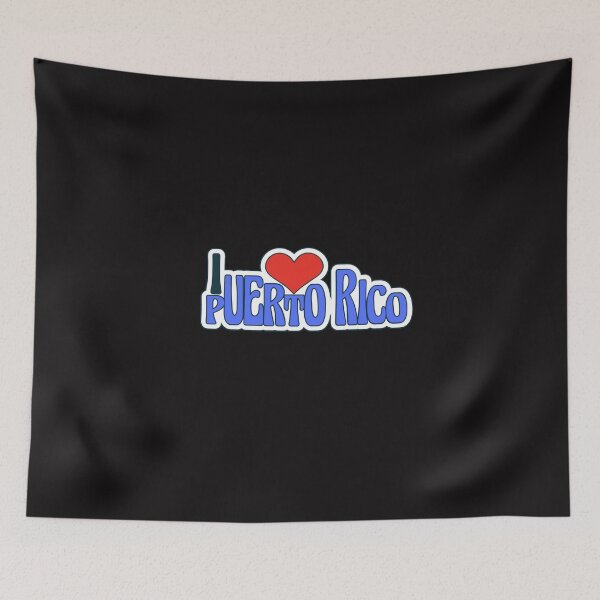 Item preview, I LOVE PUERTO RICO STICKER designed and sold by Suzy Perez Art.