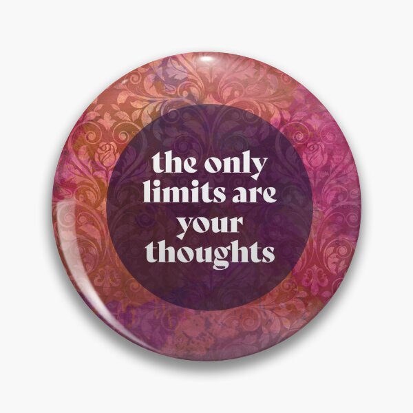Item preview, The only limits are your thoughts - positive affirmation designed and sold by SirenSeventyOne.