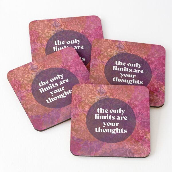Item preview, The only limits are your thoughts - positive affirmation designed and sold by SirenSeventyOne.
