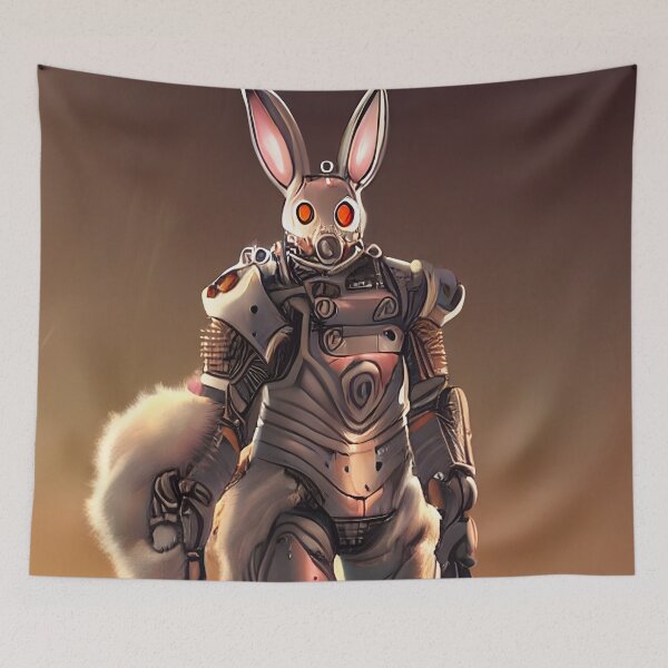 Item preview, Cyberpunk Bunny in Armor designed and sold by Jaraz.