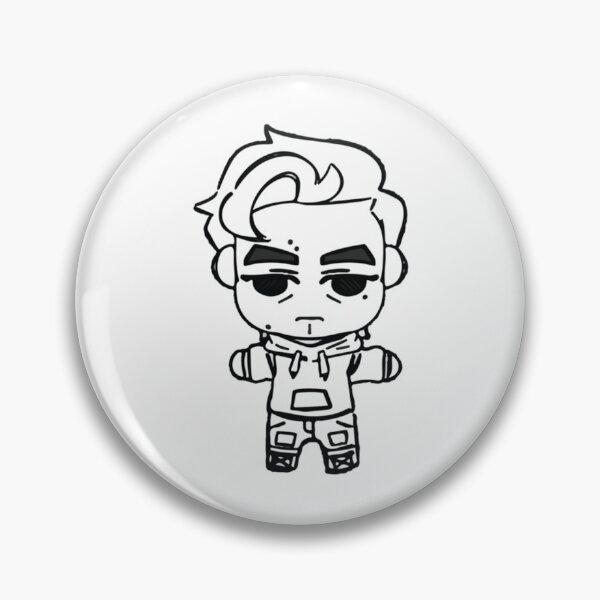 Jonah the Mandela Catalogue button :) Pin for Sale by Mushroom C0