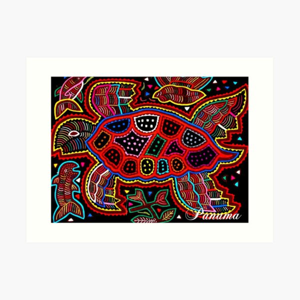 Mola de Panama Art Print