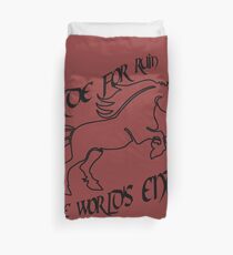 Ride for Ruin Duvet Cover