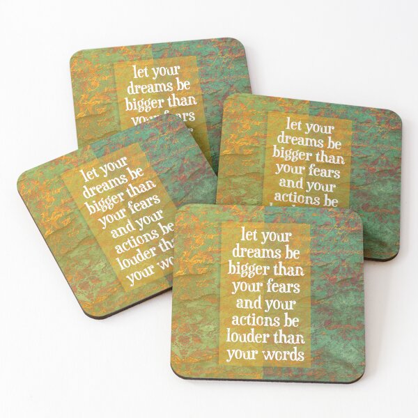 Item preview, Let your dreams be bigger than your fears and your actions be louder than your words - positive affirmation designed and sold by SirenSeventyOne.