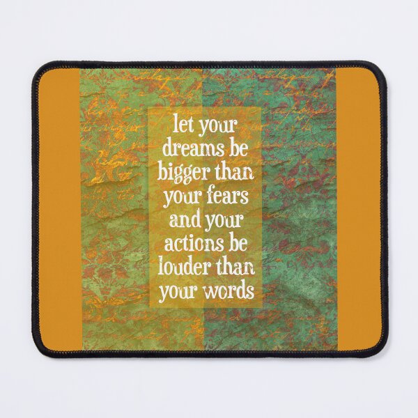Item preview, Let your dreams be bigger than your fears and your actions be louder than your words - positive affirmation designed and sold by SirenSeventyOne.