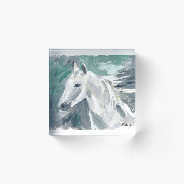 Horse by Nicole Mathieson Bloque acrílico