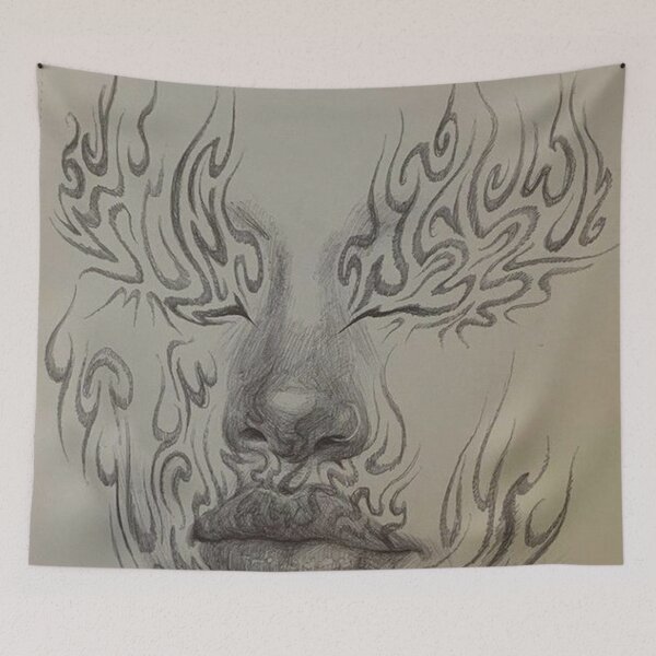 Item preview, Face Drawings Sketches designed and sold by jewellward.
