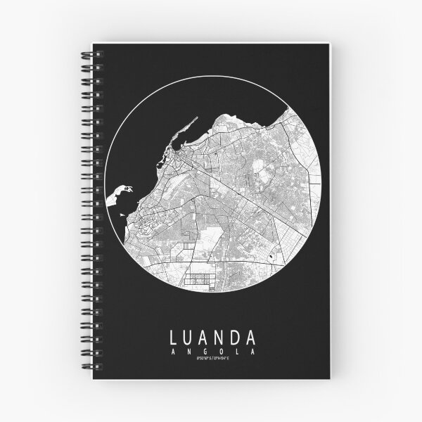 Item preview, Luanda City Map of Angola - Full Moon designed and sold by deMAP.