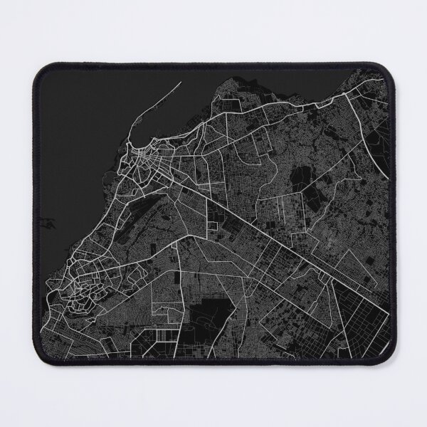 Item preview, Luanda City Map of Angola - Full Moon designed and sold by deMAP.