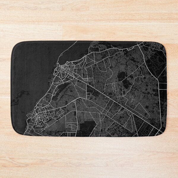 Item preview, Luanda City Map of Angola - Full Moon designed and sold by deMAP.