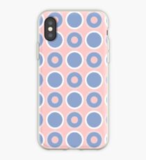 Pantone Colour of the Year 2016 Serenity/ Rose Quartz/ Circles iPhone Case