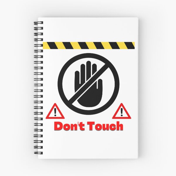 Item preview, Don't Touch Sticker - 3 designed and sold by SN-Creations.
