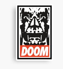 Obey Doom Canvas Print