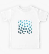 Turquoise stars Kids Tee