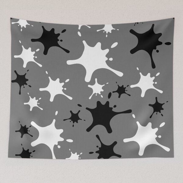 Item preview, Black and white paint splash designed and sold by darshants.