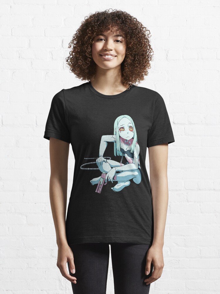 Rebecca - Cyberpunk Anime Girl Unisex AOP Cut & Sew T-shirt